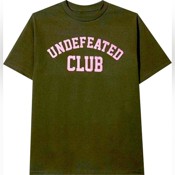 ASSC | Anti Social Social Club x Undefeated T-Shirt | NWT (M) Olive/Pink - Picture 3 of 5